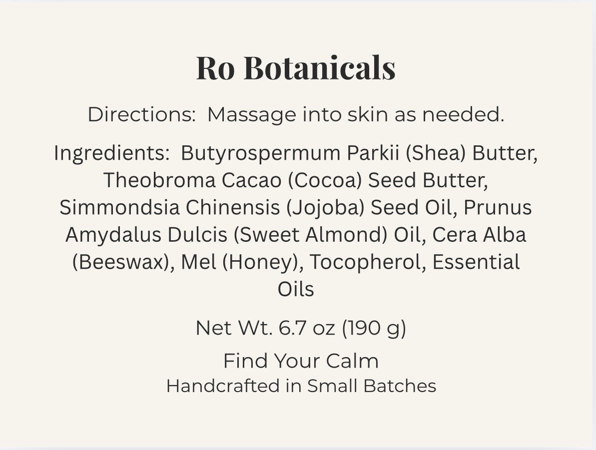 Ro Botanicals™ Whipped Honey Body Cream