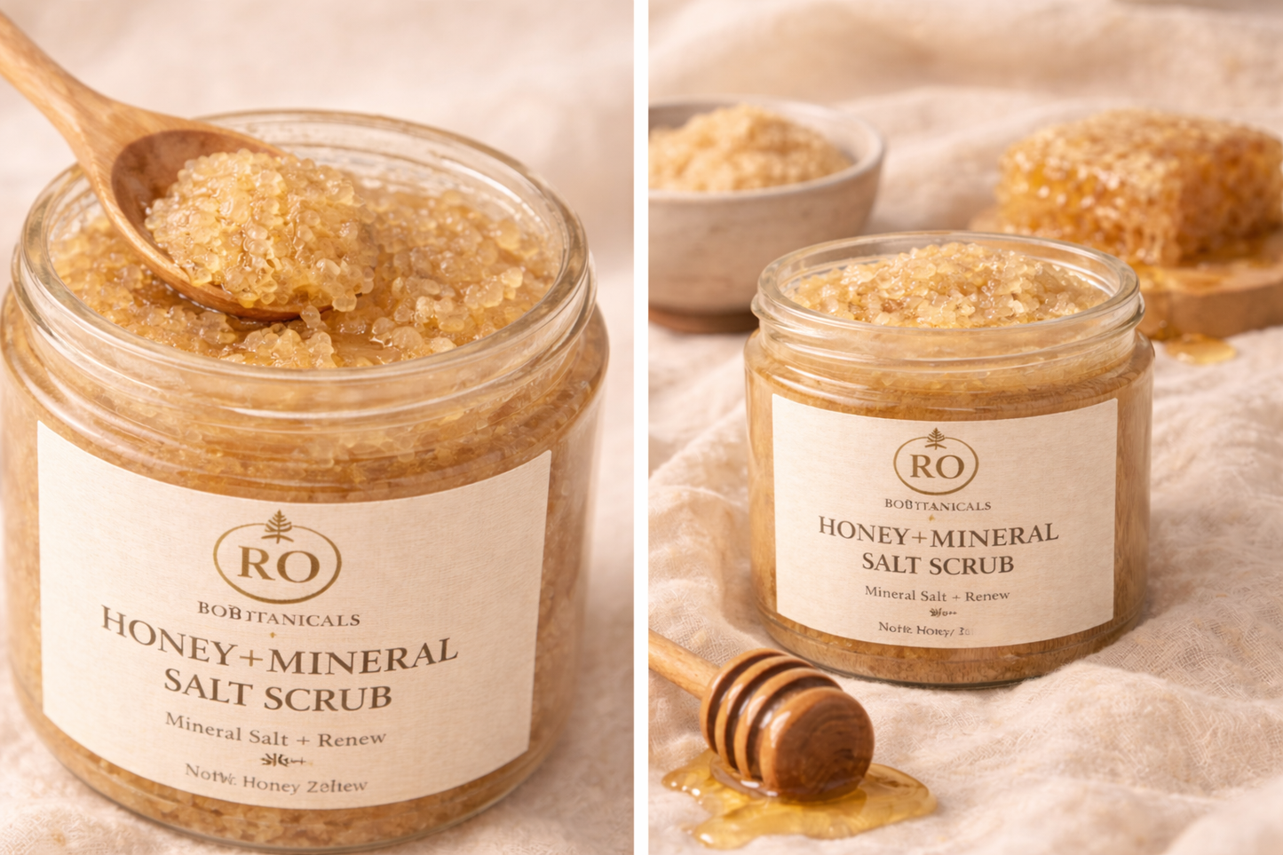 Ro Botanicals™ Honey Salt Scrub